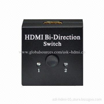 2 Ways HDMI Switch, Bi-direction, 52*45*20mm Dimensions